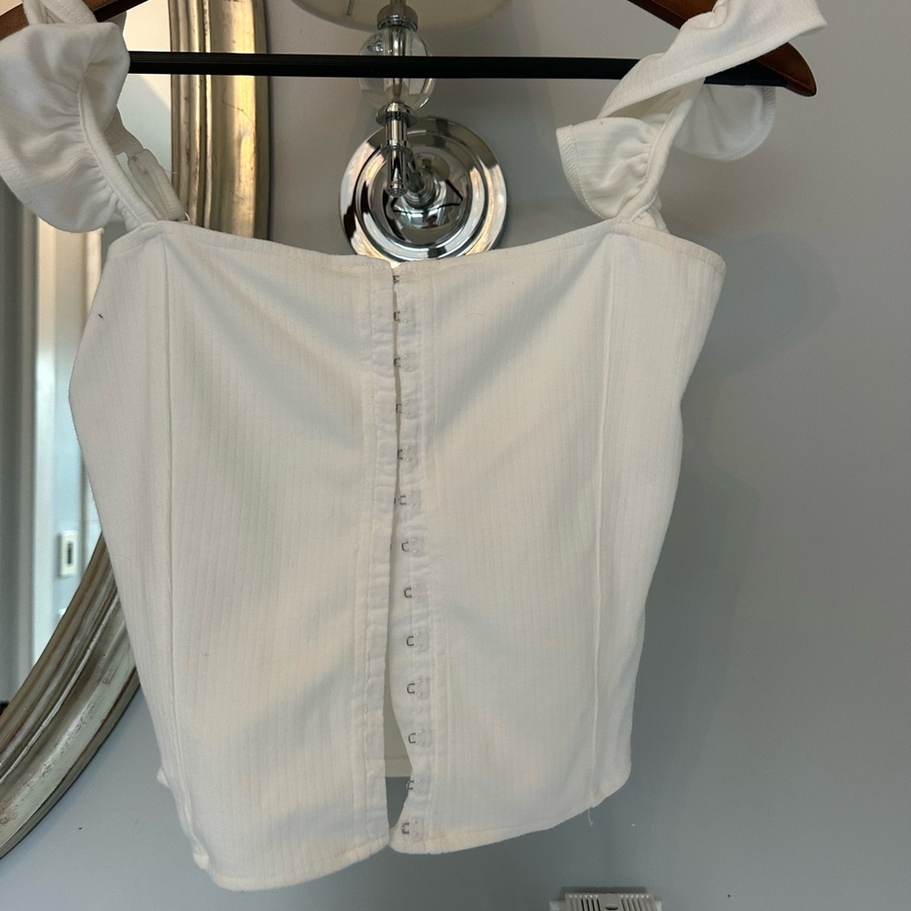 White BB Dakota corset top